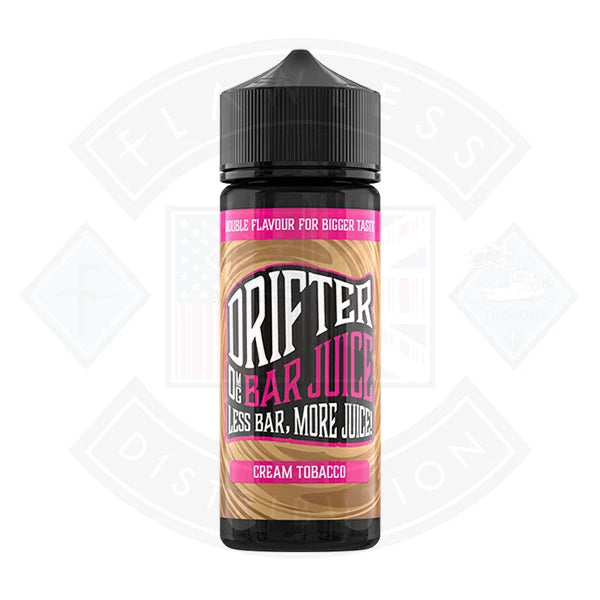 Drifter Cream Tobacco 100ml shortfill e-liquid – 0mg
