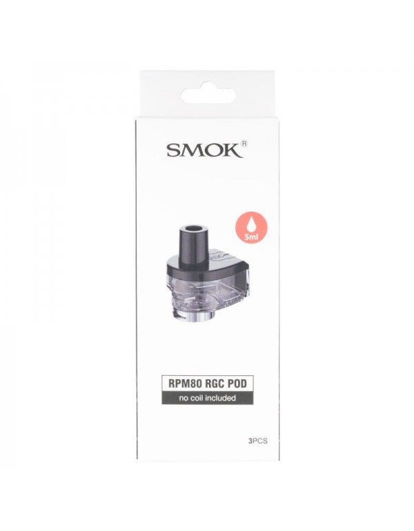 Smok - RPM80 RGC Pod XL - 5ml – retail pod box and pack contents