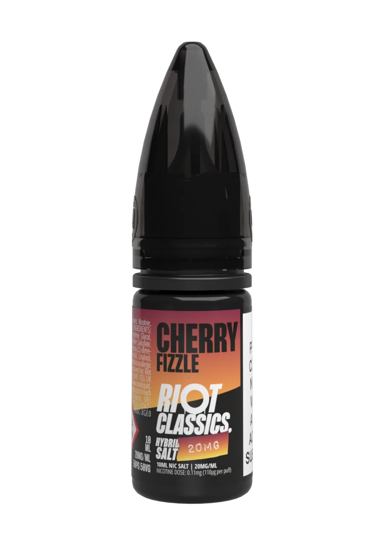 Riot Salt - Cherry Fizzle Hybrid Nic Salt E-liquid 10ml - 20mg
