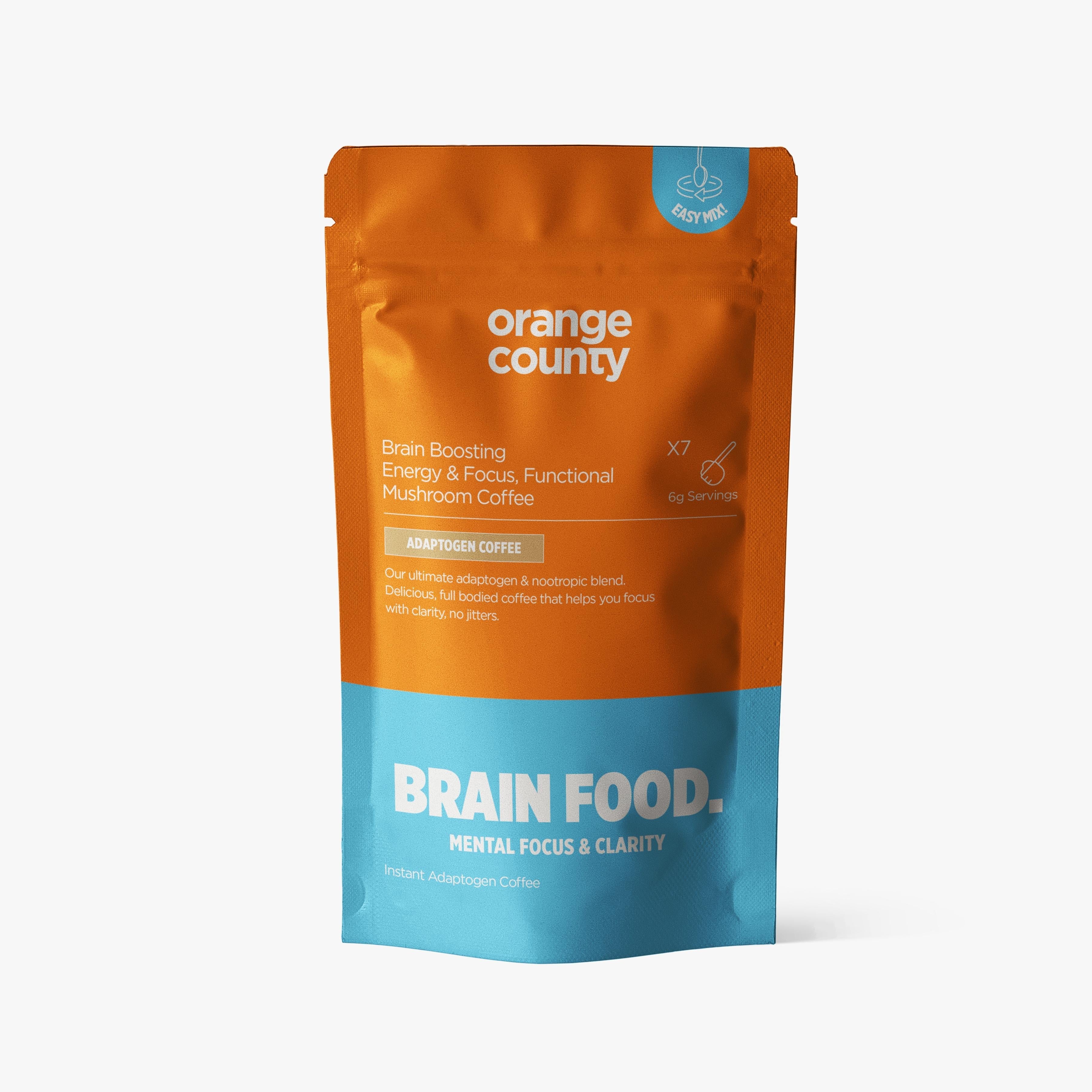 Orange County BRAIN FOOD Focus Coffee
