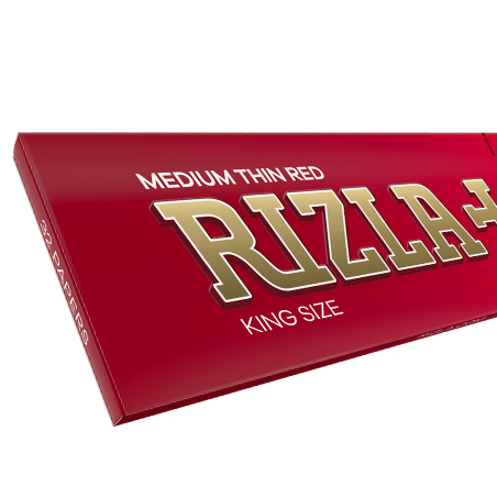 Rizla Red King Size medium-thin rolling papers 32 leaves pack