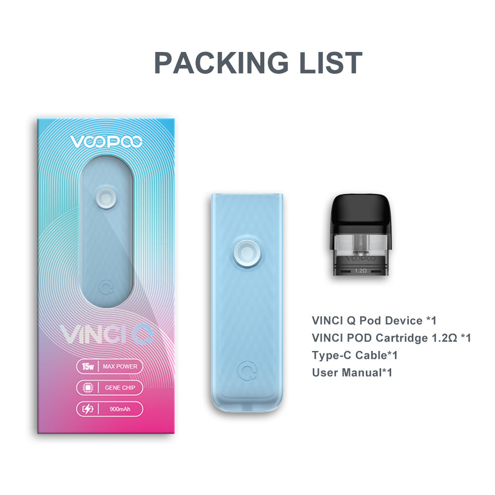 Voopoo Vinci Q Pod Vape Kit - Charming Pink Voopoo Vinci Q Pod Vape Kit - Charming Pink