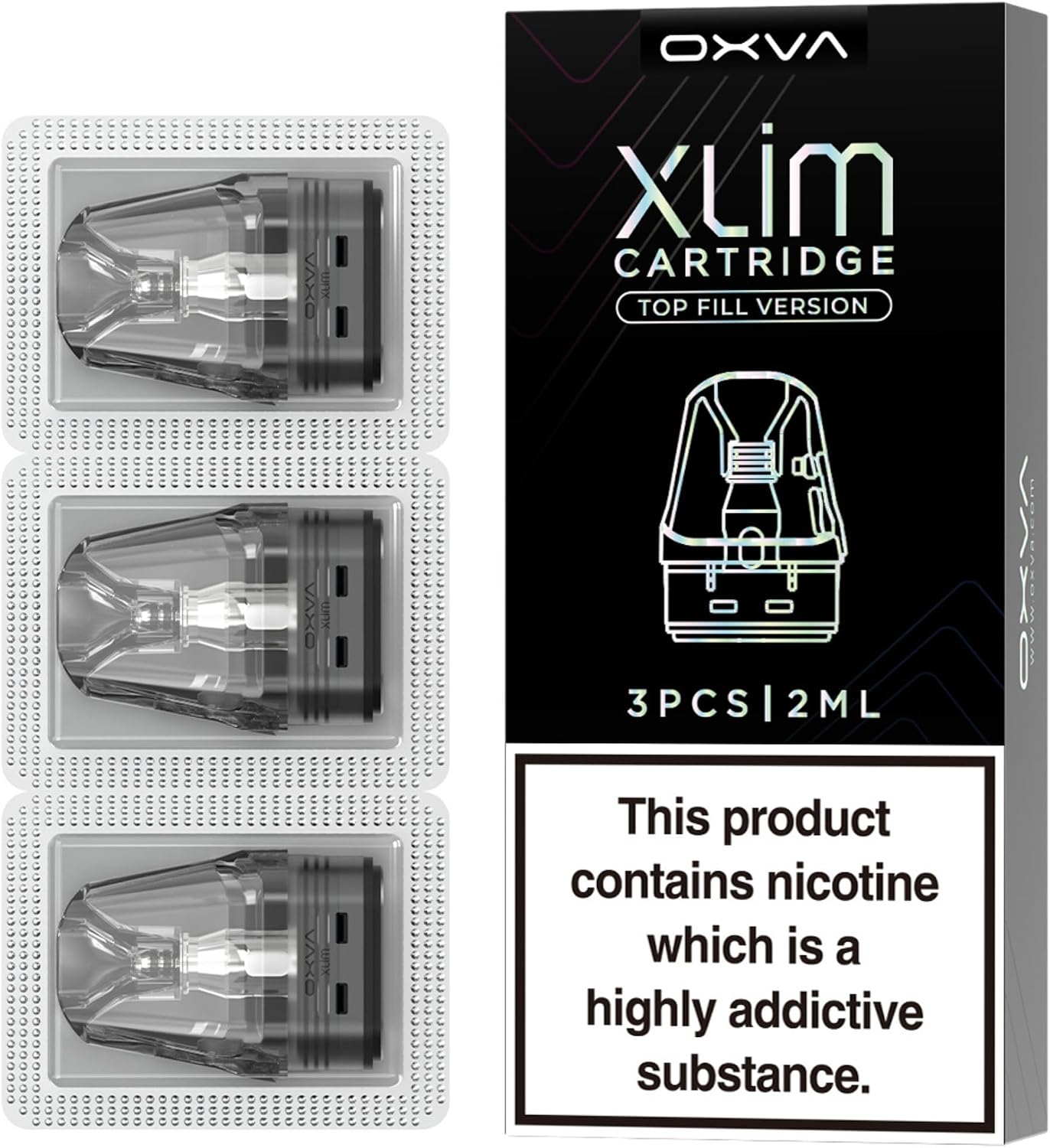OXVA XLIM V2 Top-Fill Replacement Pods 2ml (Pack of 3)