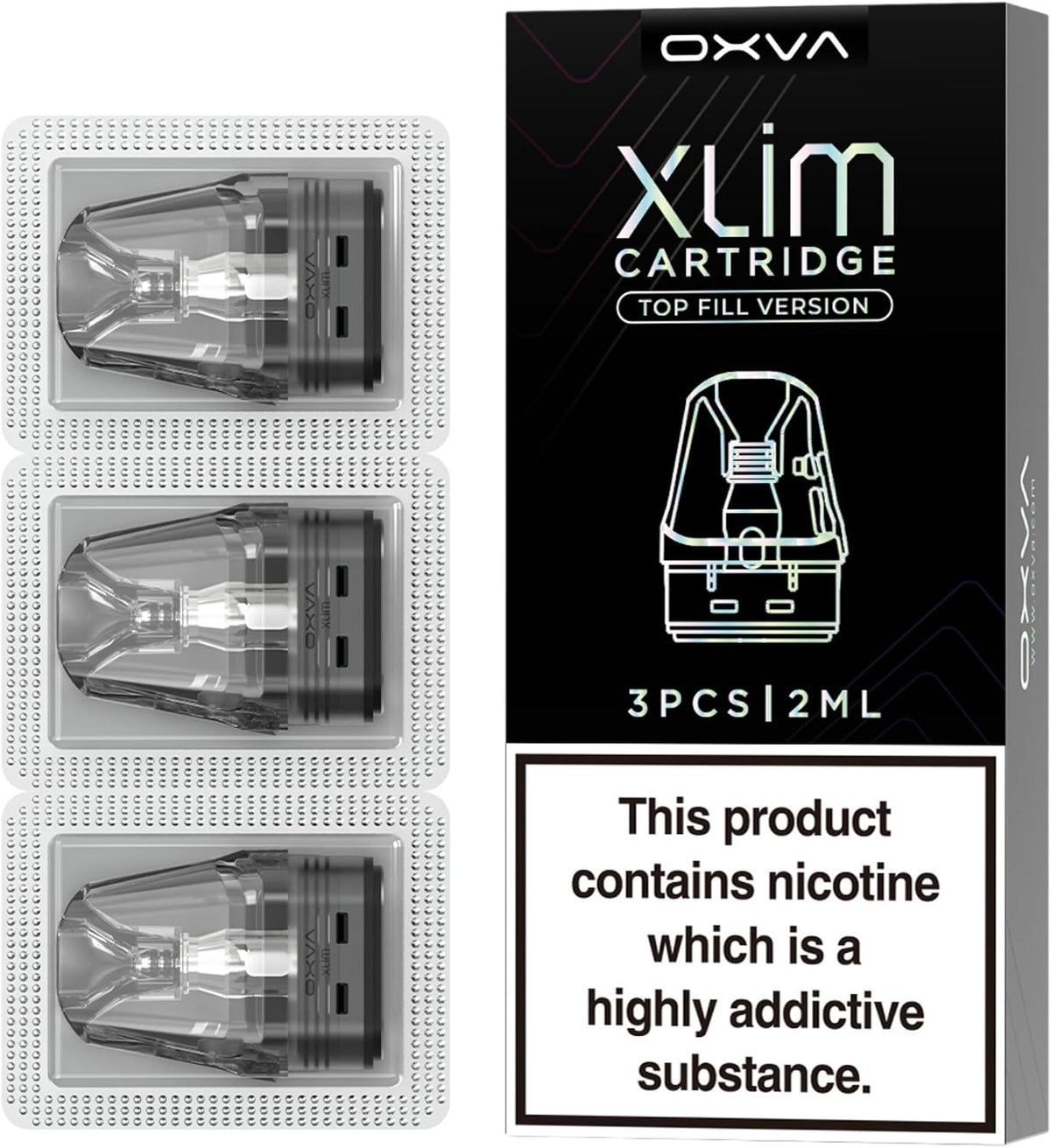 OXVA XLIM V2 Top-Fill Replacement Pods 2ml (Pack of 3)