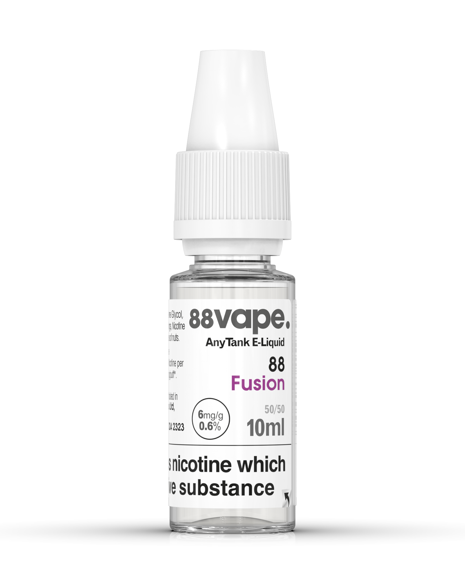 88Vape 88Fusion E-Liquid 10ml - 6mg bottle