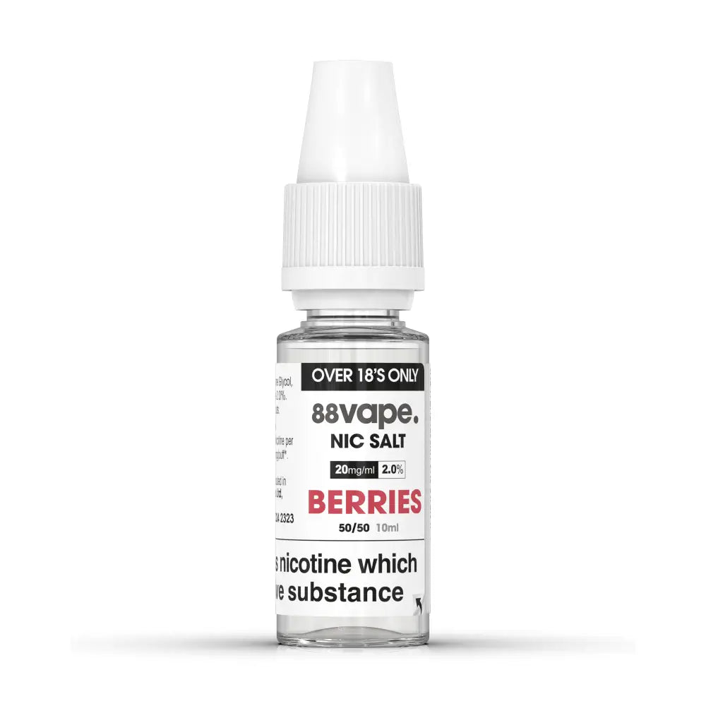 88Vape Berries Nic Salt E-Liquid 10ml – 20mg