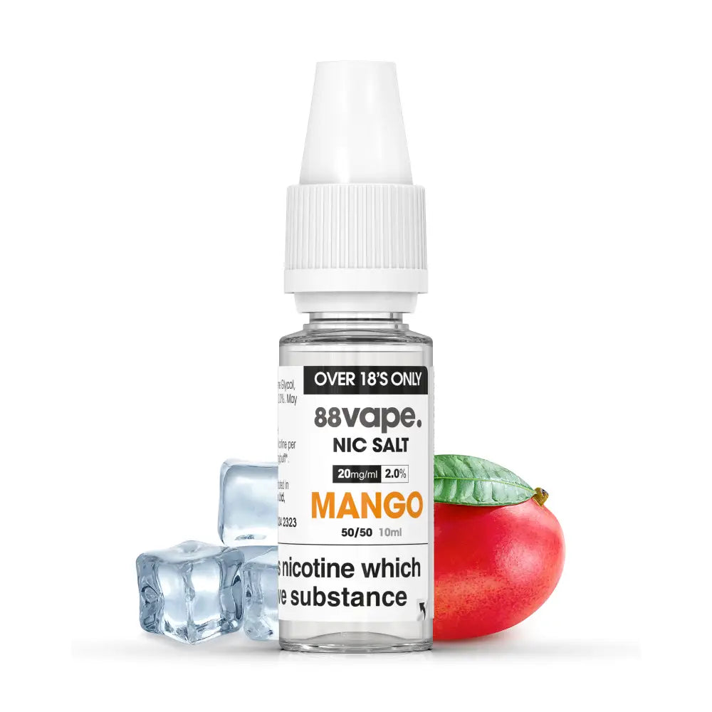 88Vape Mango Nic Salt E-Liquid 10ml – 20mg bottle