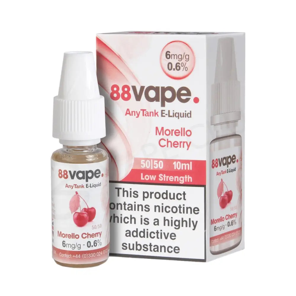 88Vape Morello Cherry E-Liquid 10ml – 6mg
