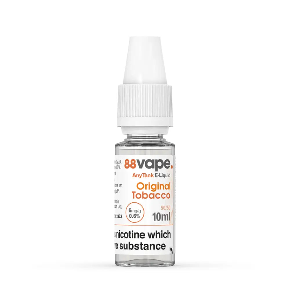 88Vape Original Tobacco E-Liquid 10ml – 6mg