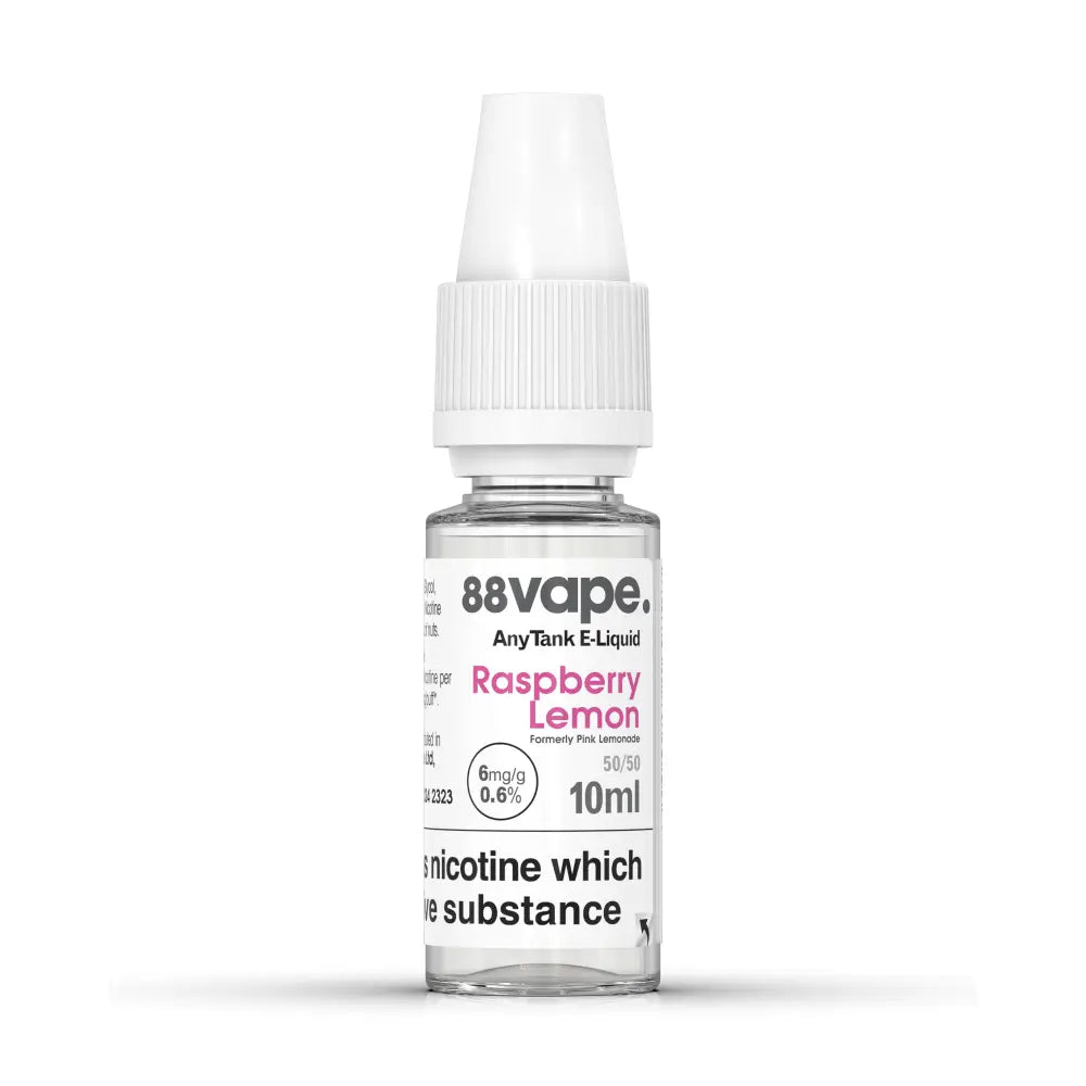 88Vape Raspberry Lemon E-Liquid 10ml – 6mg