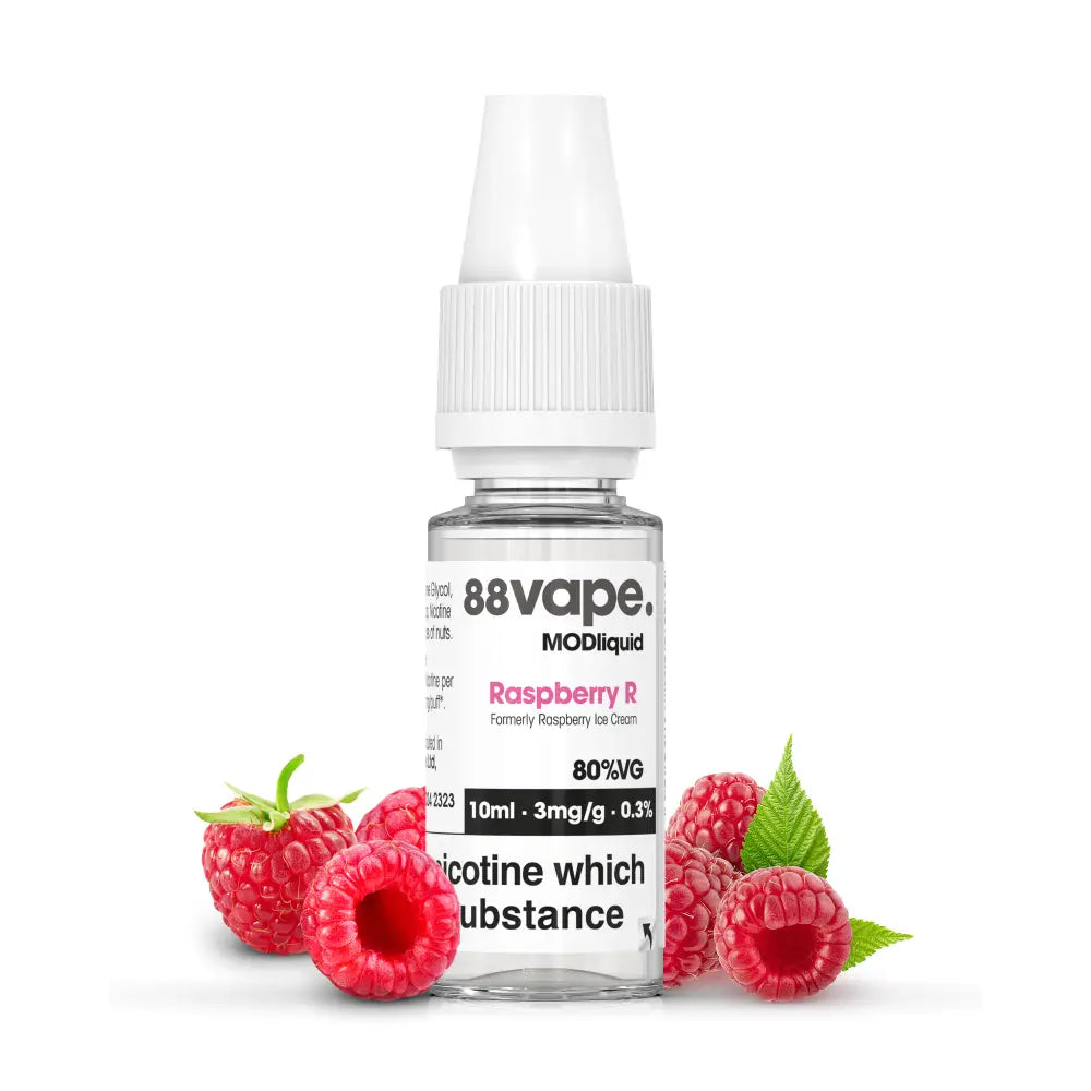 88Vape Raspberry R 80VG E-Liquid 3 x 10ml – 3mg