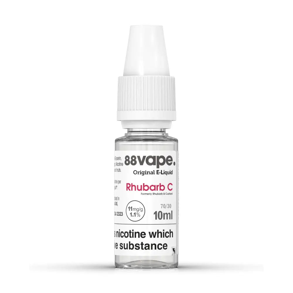 88Vape Rhubarb C E-Liquid 10ml – 11mg bottle