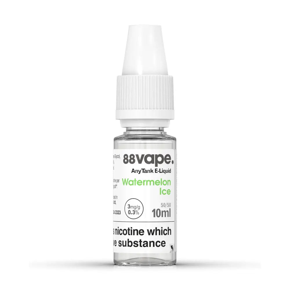 88Vape Watermelon Ice 3mg e-liquid 10ml bottle