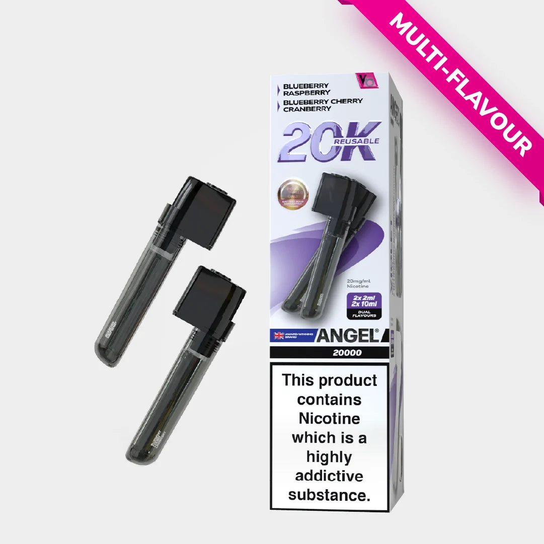 Vapes Bars Angel 20K replacement pod and refill pack – Violet Edition – 20mg