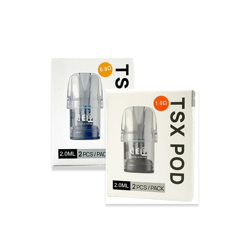 Aspire TSX Refillable Replacement Pods 2ml (Pack of 2) sealed product pack