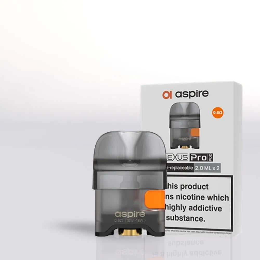 Aspire Flexus Pro 0.6 ohm fixed-coil 2ml pods pack of 2