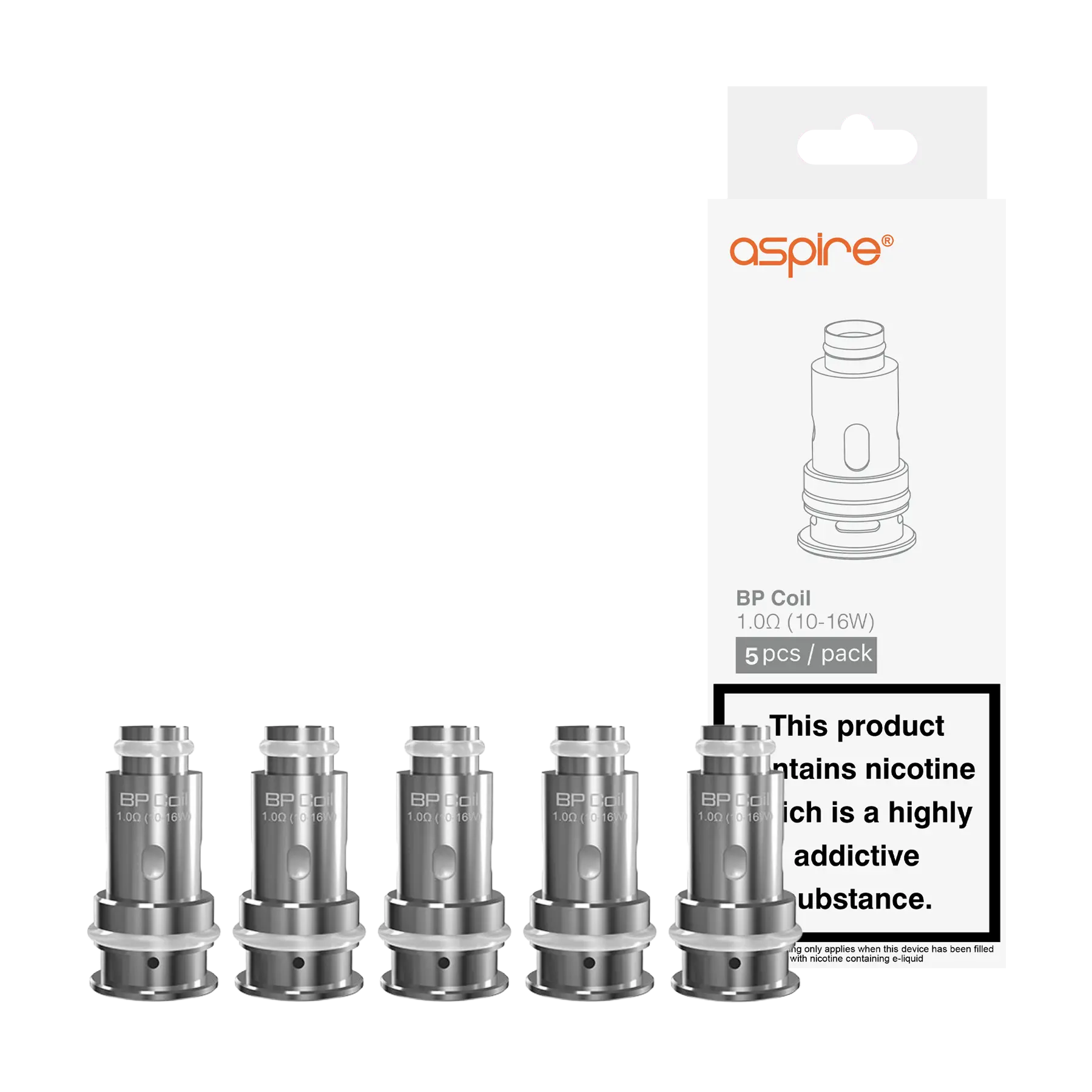 Aspire BP Replacement Coils (Pack of 5)