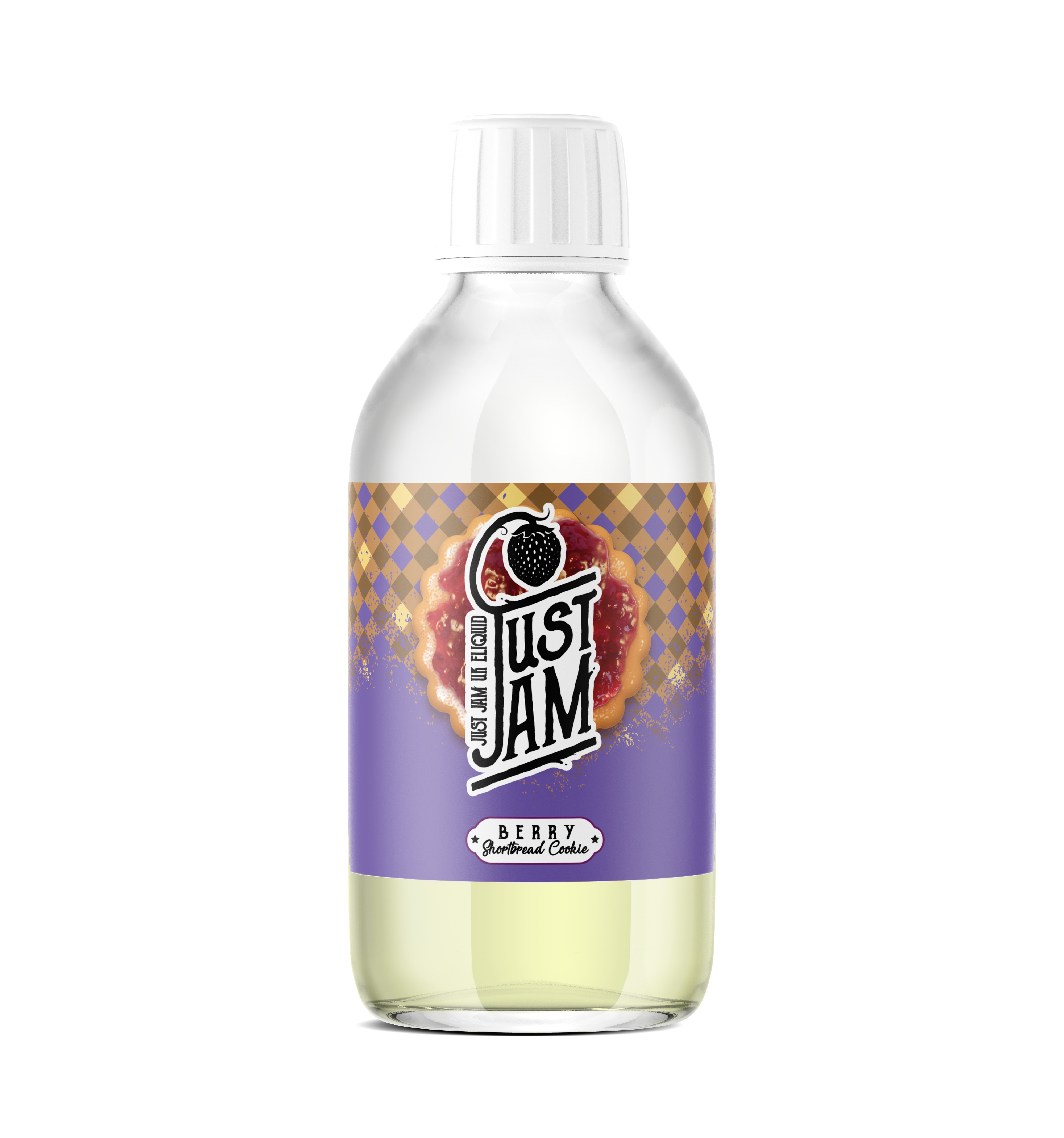 Just Jam Berry Shortbread Cookie 200ml shortfill e-liquid bottle