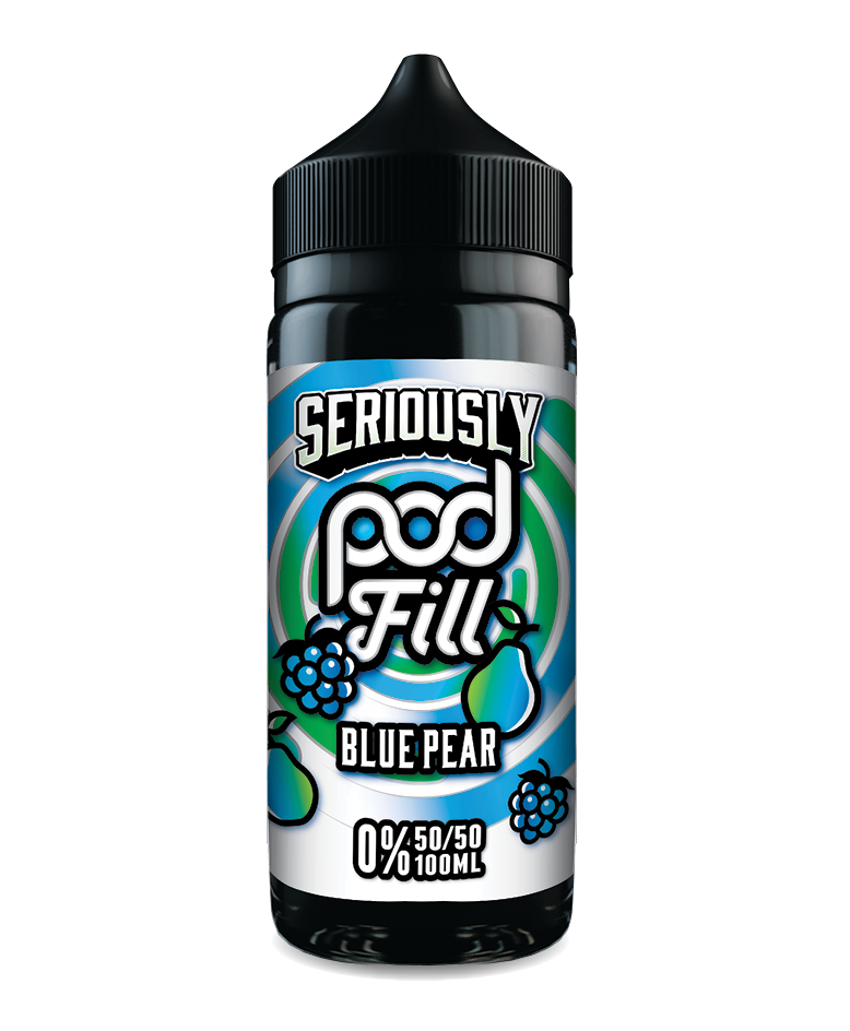Seriously Pod Fill Blue Pear 100ml shortfill e-liquid – 0mg