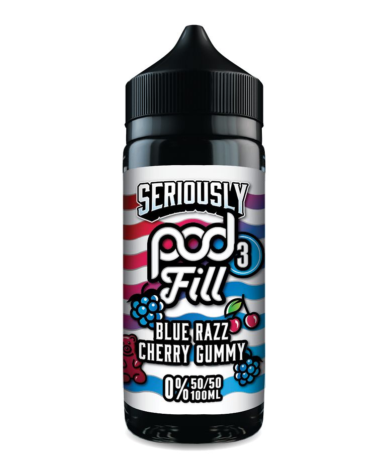 Seriously Pod Fill X3 100ml Shortfill E-Liquid – 0mg – £5.99 or 3 for £15