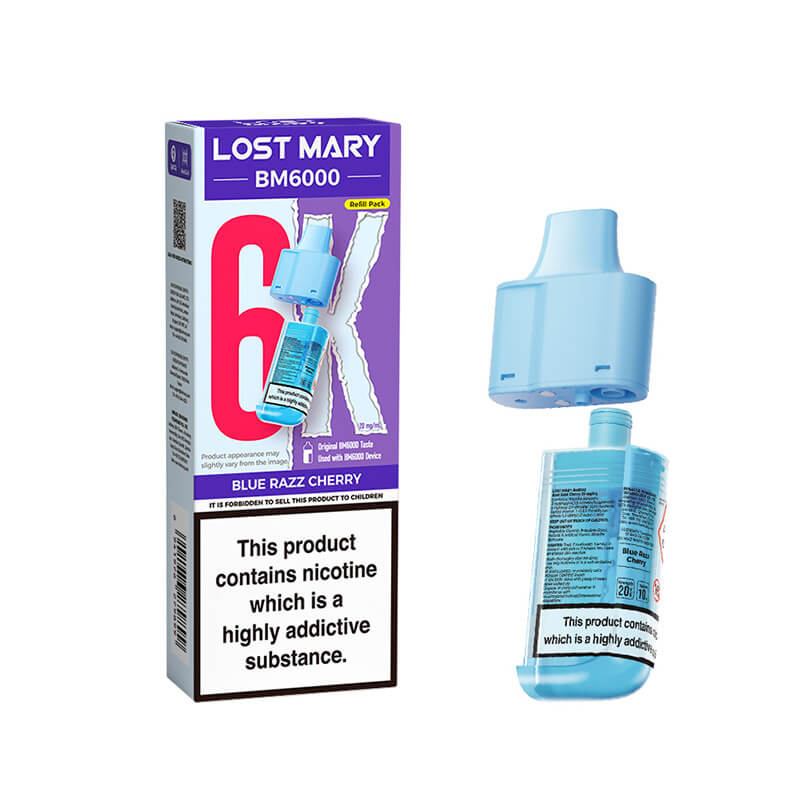 Lost Mary BM6000 Replacement Pod & Refill Pack 20mg 🔥 5 for £20 🔥