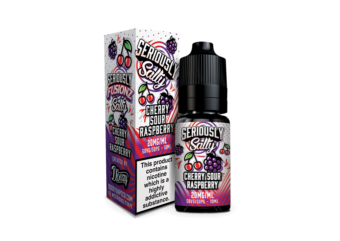 Seriously Fusionz Cherry Sour Raspberry 10ml bottle
