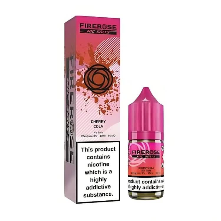 ELUX Fire Rose 5000 Cherry Cola Nic Salt E-Liquid 10ml 🔥 CLEARANCE 6 for £10 🔥