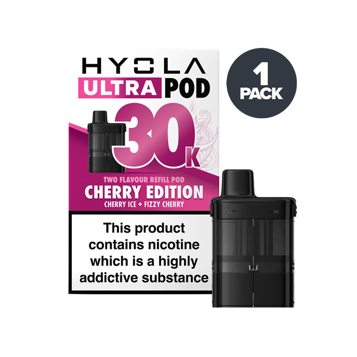Hyola Ultra 30K replacement pods - Cherry Edition