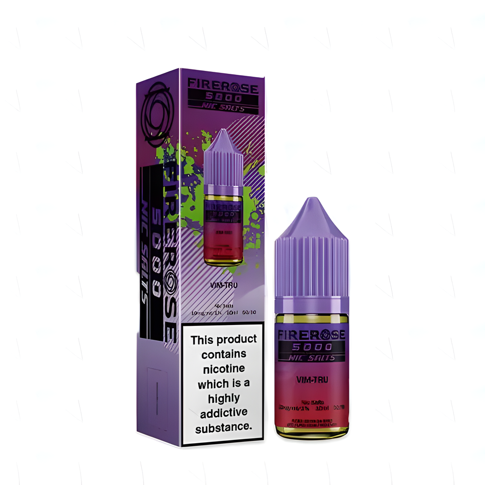 ELUX Fire Rose 5000 Vim Tru Nic Salt E-Liquid 10ml 🔥 CLEARANCE 6 for £10 🔥
