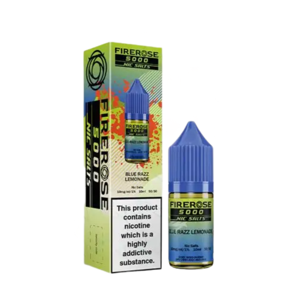 ELUX Fire Rose 5000 Blue Razz Lemonade Nic Salt E-Liquid 10ml 🔥 CLEARANCE 6 for £10 🔥