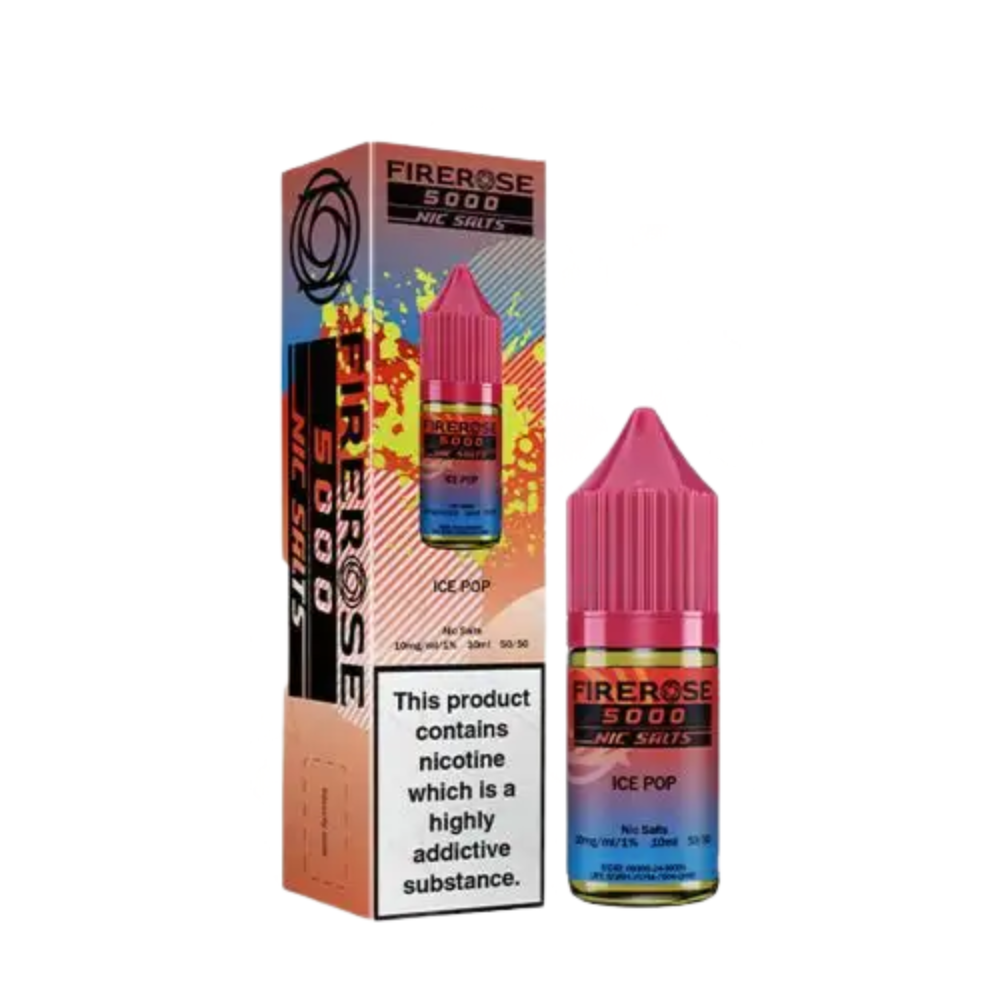ELUX Fire Rose 5000 Ice Pop Nic Salt E-Liquid 10ml 🔥 CLEARANCE 6 for £10 🔥