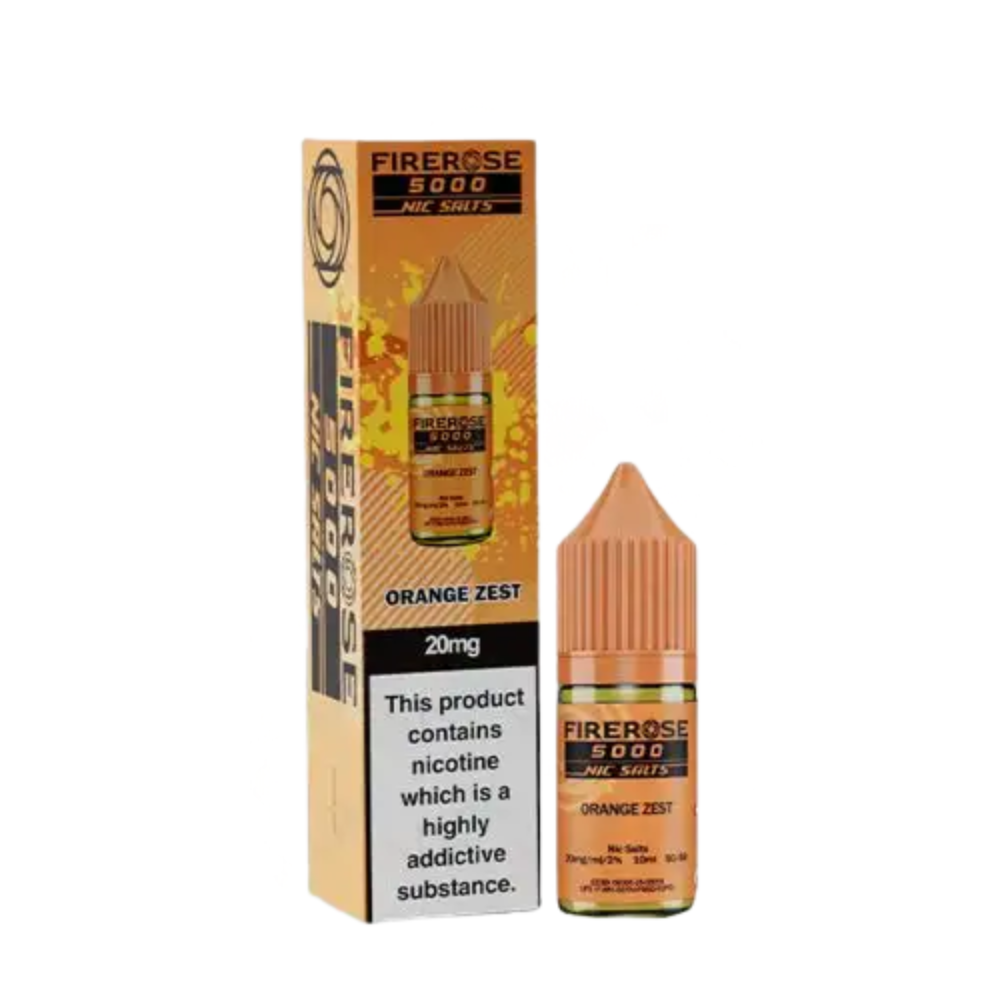 ELUX Fire Rose 5000 Orange Zest Nic Salt E-Liquid 10ml 🔥 CLEARANCE 6 for £10 🔥