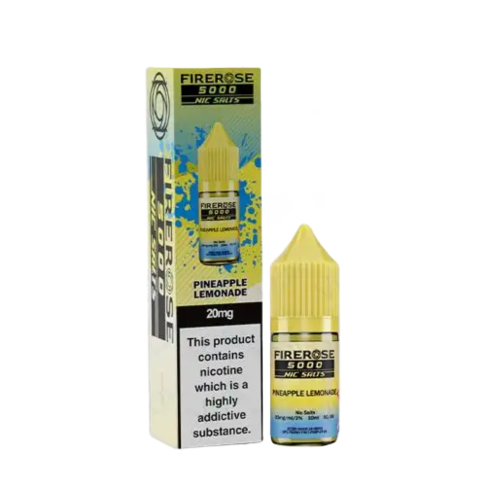 ELUX Fire Rose 5000 Pineapple Lemonade Nic Salt E-Liquid 10ml 🔥 CLEARANCE 6 for £10 🔥