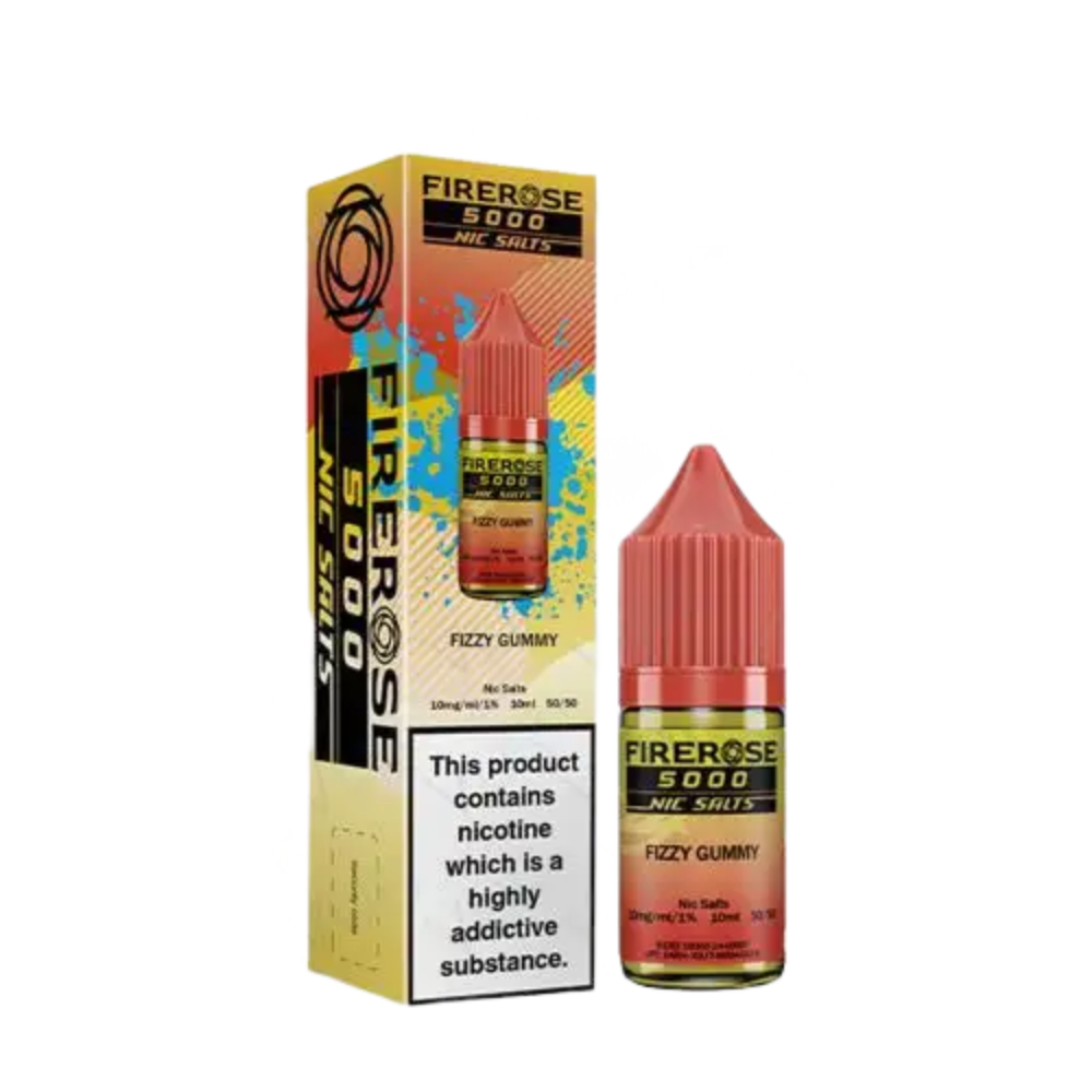 ELUX Fire Rose 5000 Fizzy Gummy Nic Salt E-Liquid 10ml 🔥 CLEARANCE 6 for £10 🔥