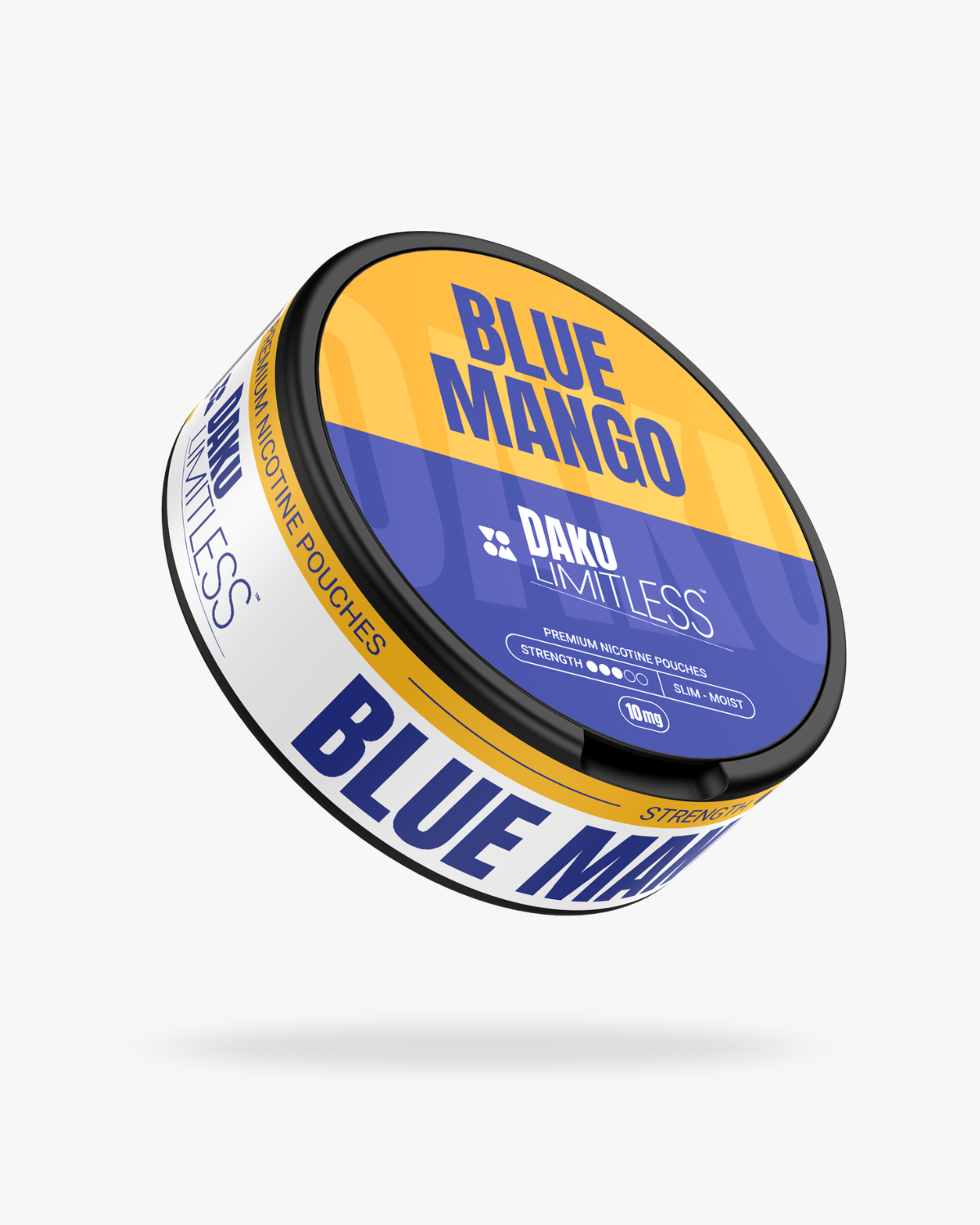 Daku Limitless Blue Mango Nicotine Pouches – Slim Moist – 10mg per pouch (14.3mg/g)