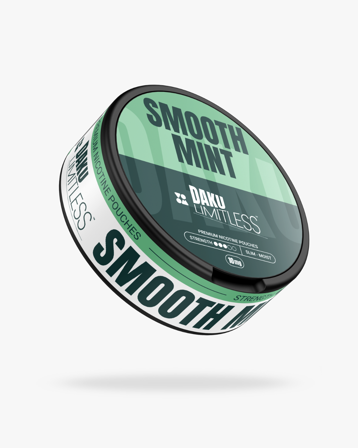 Daku Limitless Smooth Mint Nicotine Pouches – 10mg per pouch (14.3mg/g)