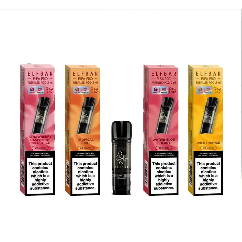 Elf Bar ELFA Pro prefilled pod flavour range