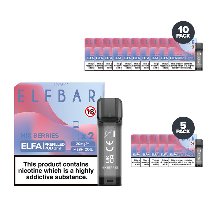 Elf Bar Elfa Pre-Filled Pods (2 Pack) - Mix Berries