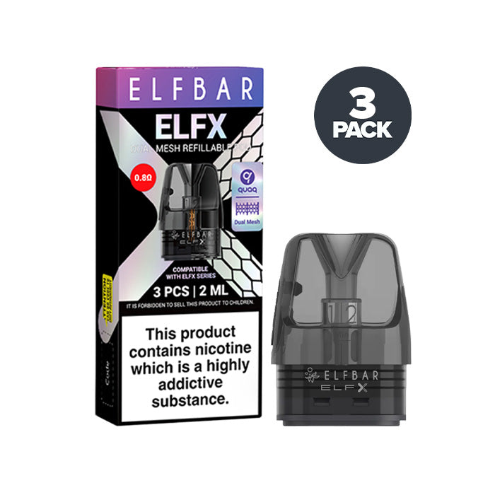 Elf Bar ELFX Replacement Pods - 0.8Ω