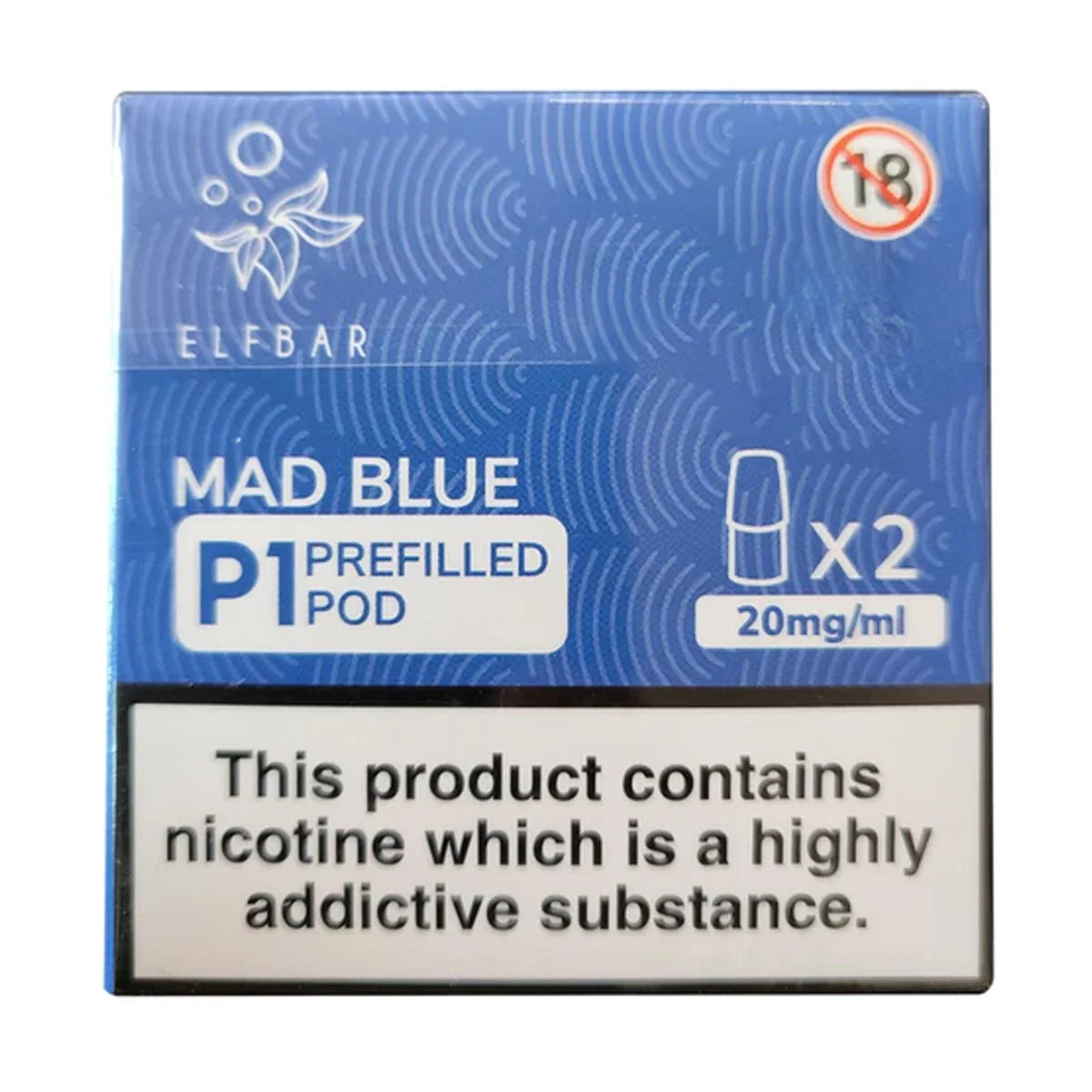 Elf Bar Mate 500 P1 Prefilled Pods 20mg 2ml (Pack of 2)