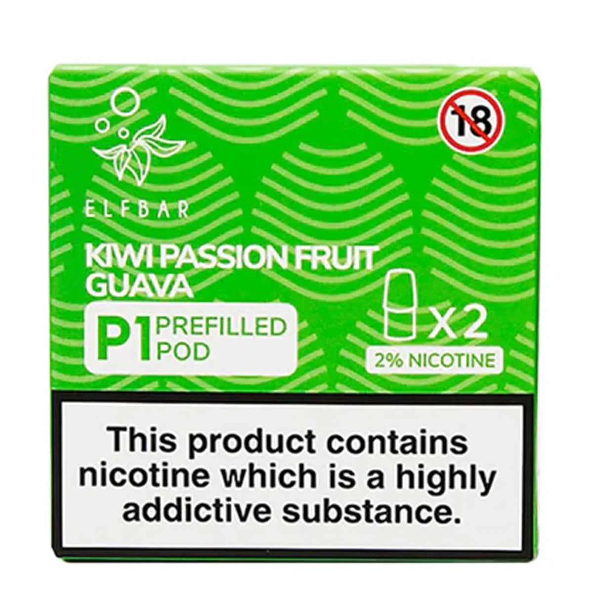 Elf Bar Mate 500 P1 Prefilled Pods 20mg 2ml (Pack of 2)