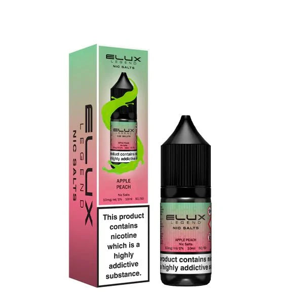 ELUX Legend Apple Peach 10mg nic salt e-liquid 10ml