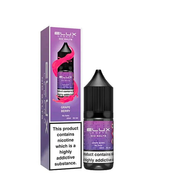 ELUX Legend Grape Berry nic salt e-liquid 10ml