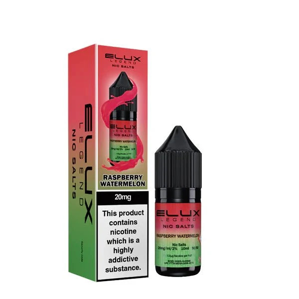 ELUX Legend Raspberry Watermelon 20mg nic salt e-liquid 10ml