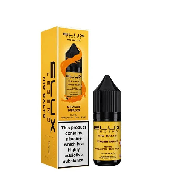 ELUX Legend Straight Tobacco 20mg nic salt e-liquid 10ml