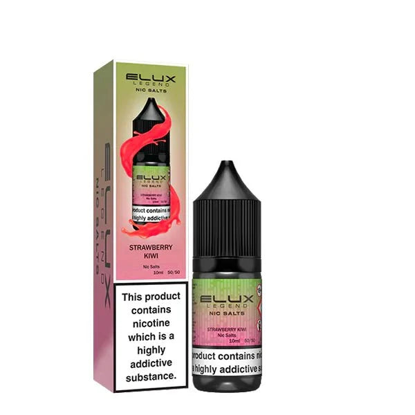 ELUX Legend Strawberry Kiwi Nic Salt E-Liquid 10ml 🔥 CLEARANCE 10 for £12 🔥