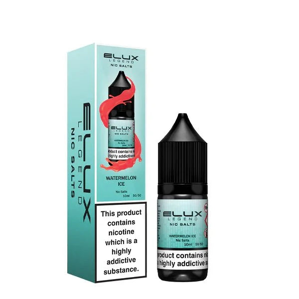 ELUX Legend Watermelon Ice Nic Salt E-Liquid 10ml 🔥 CLEARANCE 10 for £12 🔥