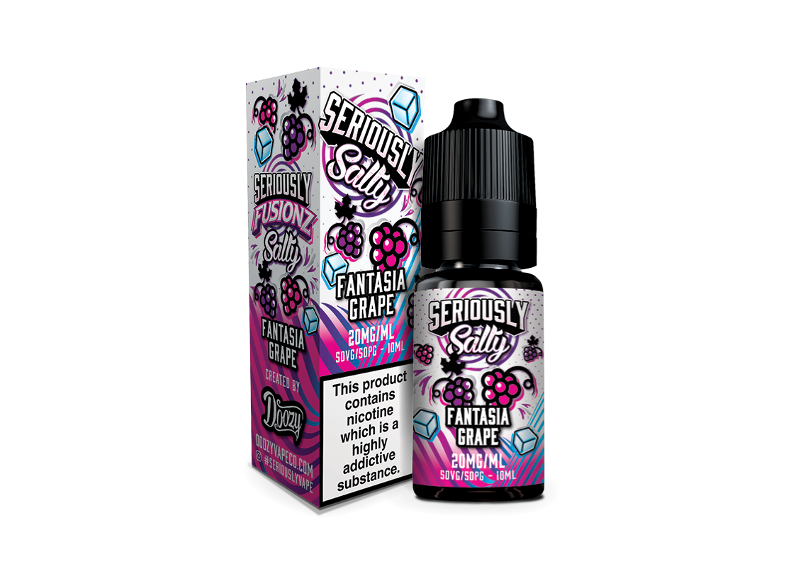 Seriously Fusionz Fantasia Grape 10ml bottle