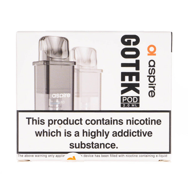 Aspire Gotek 2ml Replacement Pods 0.8Ω (Pack of 2)