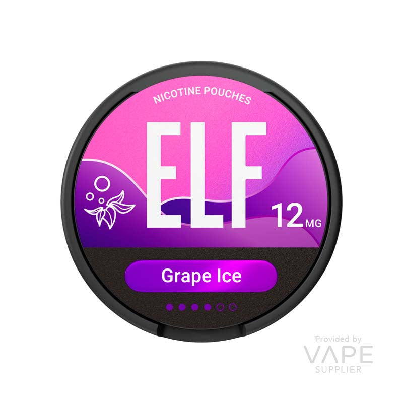 ELF Grape Ice Nicotine Pouches – 12mg per pouch